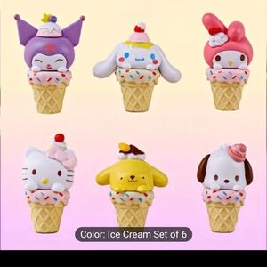 Hello Kitty Ice Cream Figurines